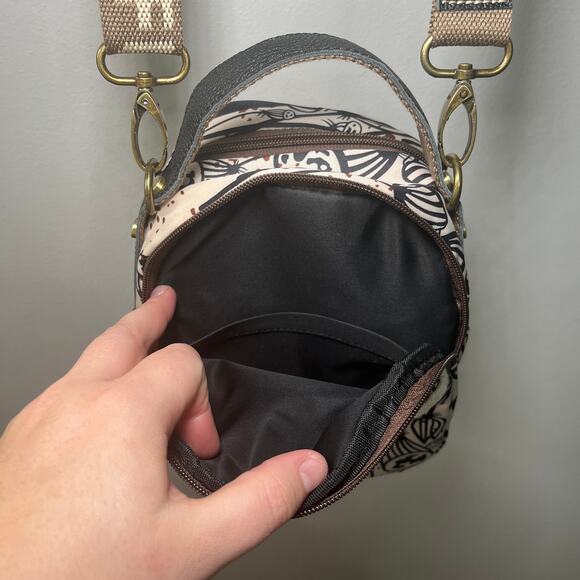 ANFUMAN Women's Small Zip Crossbody Bag Purse Lotus Root - Picture 3 of 8